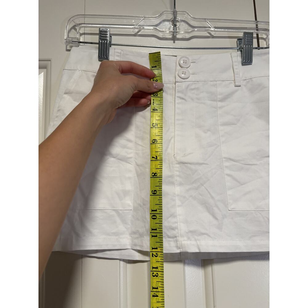 Princess Polly White Cargo Mini Skirt Size 2 - Picture 4 of 6
